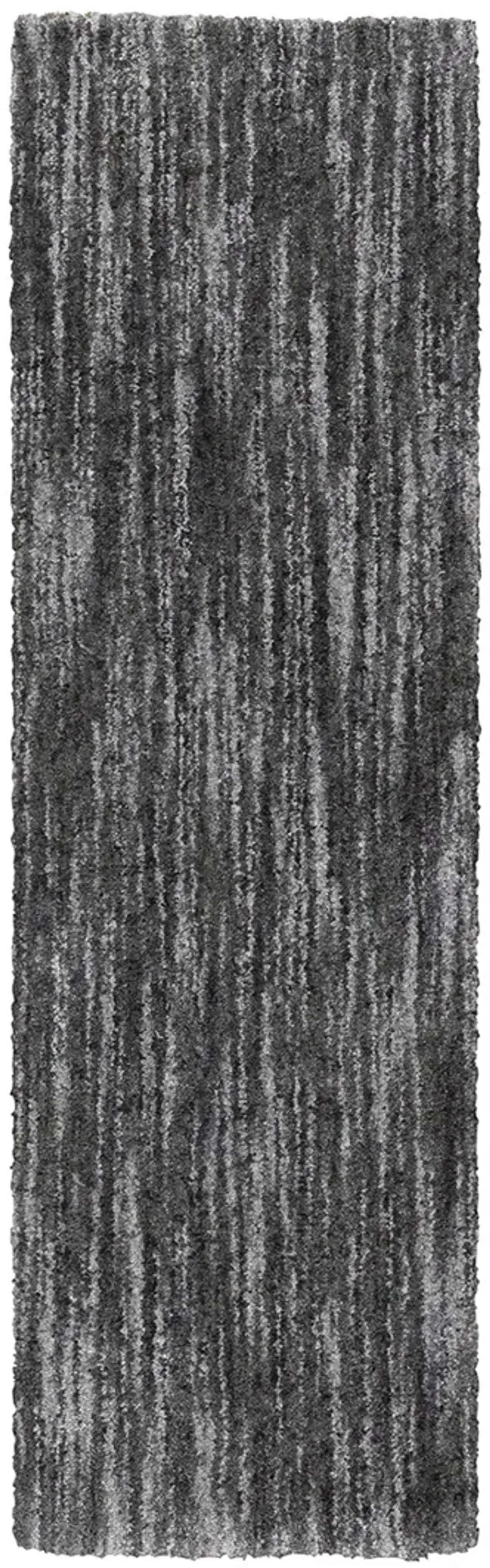 Aspen 2'3" x 7'6" Charcoal Rug