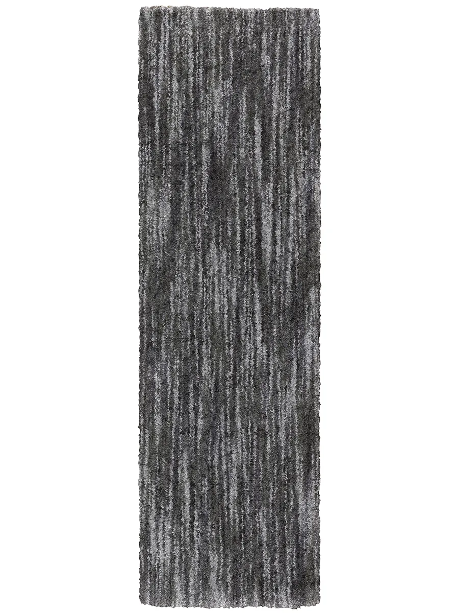 Aspen 2'3" x 7'6" Charcoal Rug