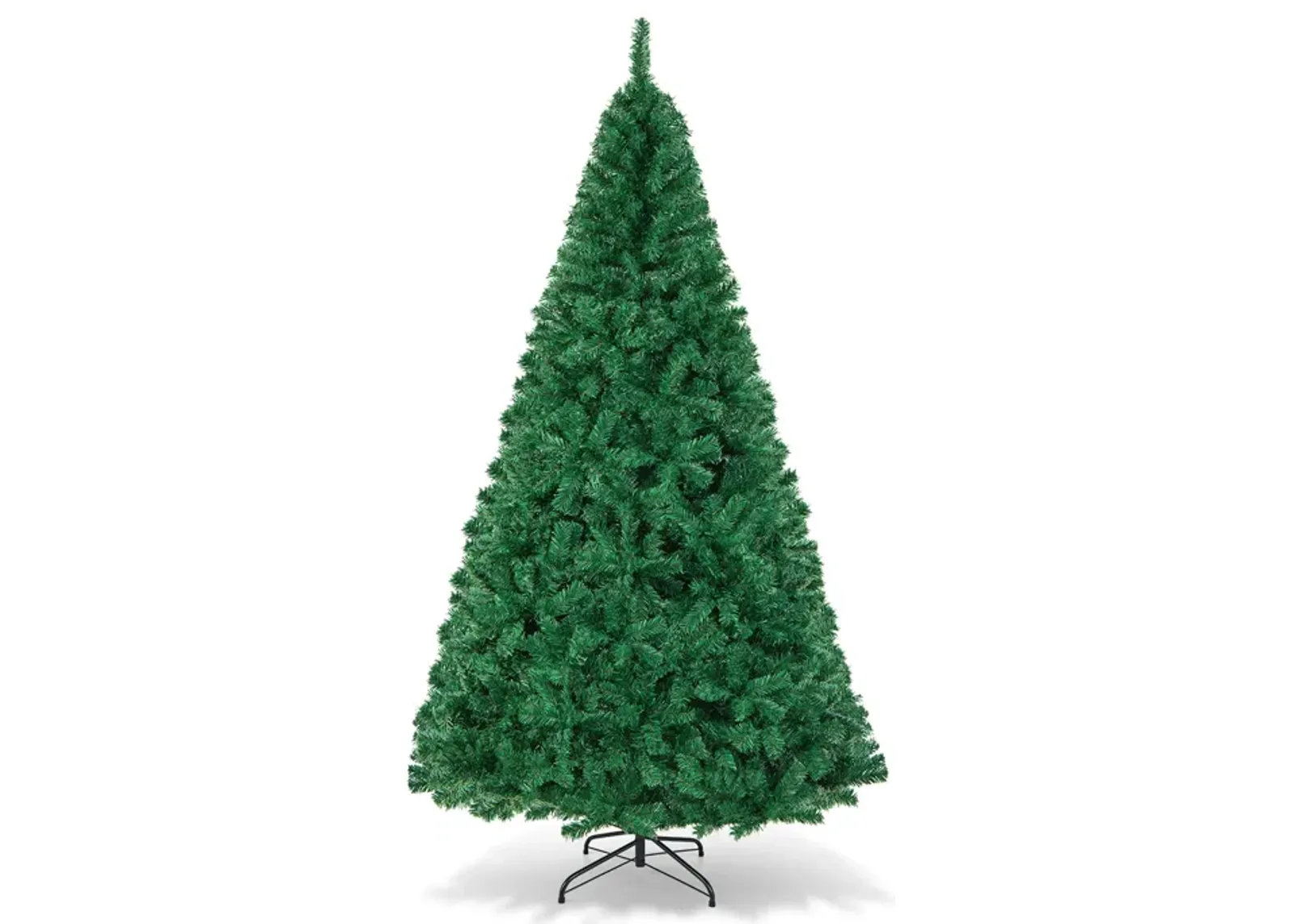 Artificial PVC Hinged Christmas Tree with Solid Metal Stand