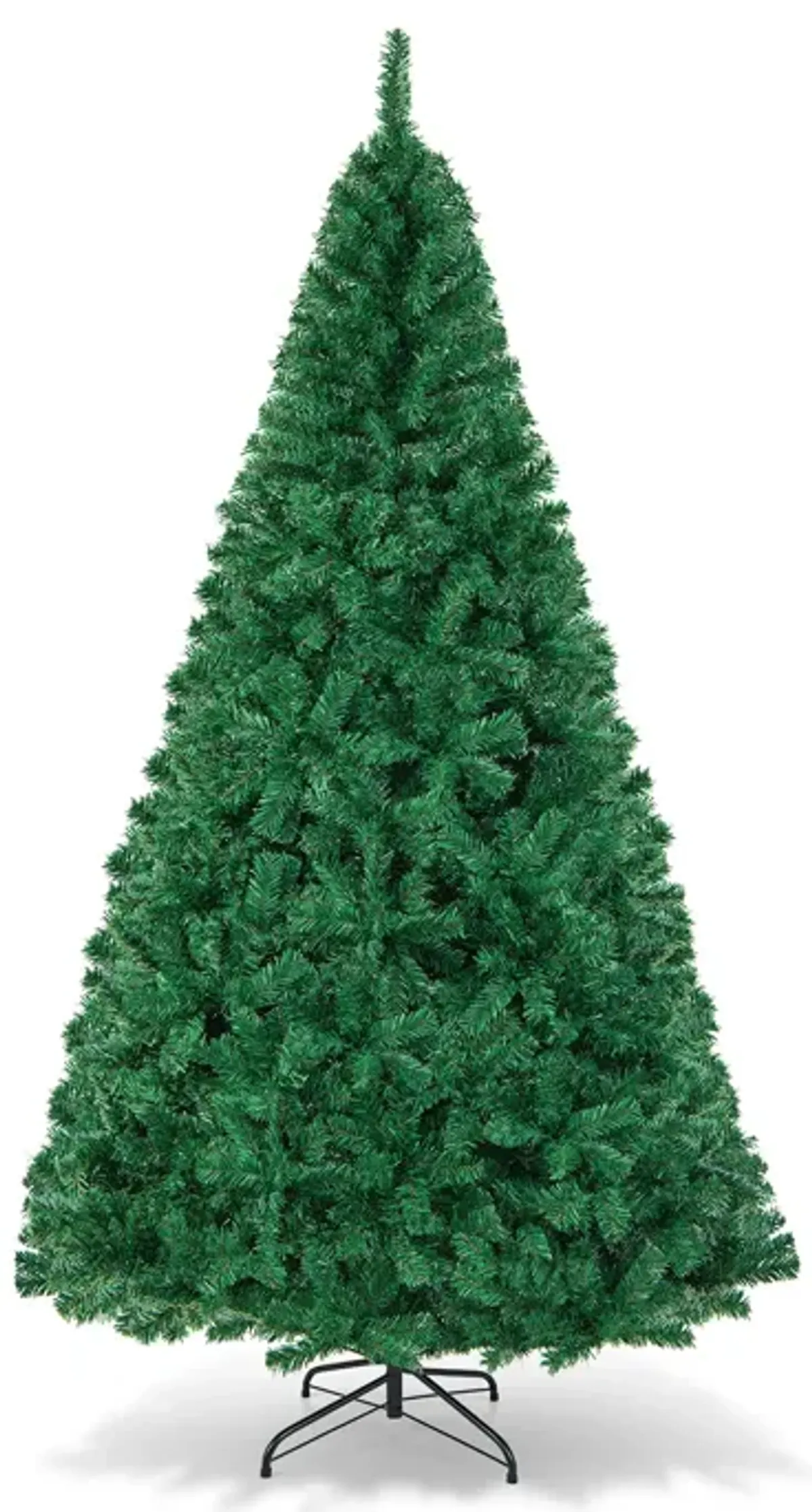 Artificial PVC Hinged Christmas Tree with Solid Metal Stand