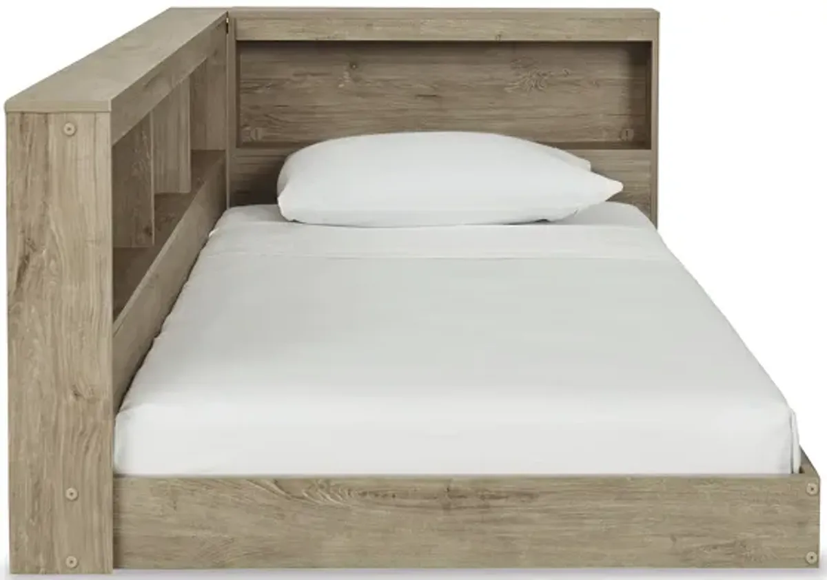 Twin Bookcase Storage Bed