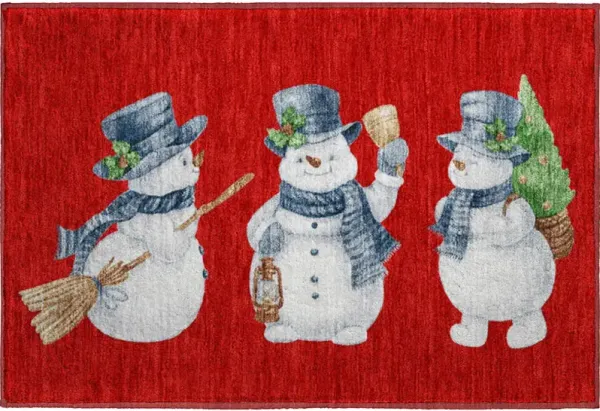 Merry & Bright MY28 Red 20" x 30" Rug