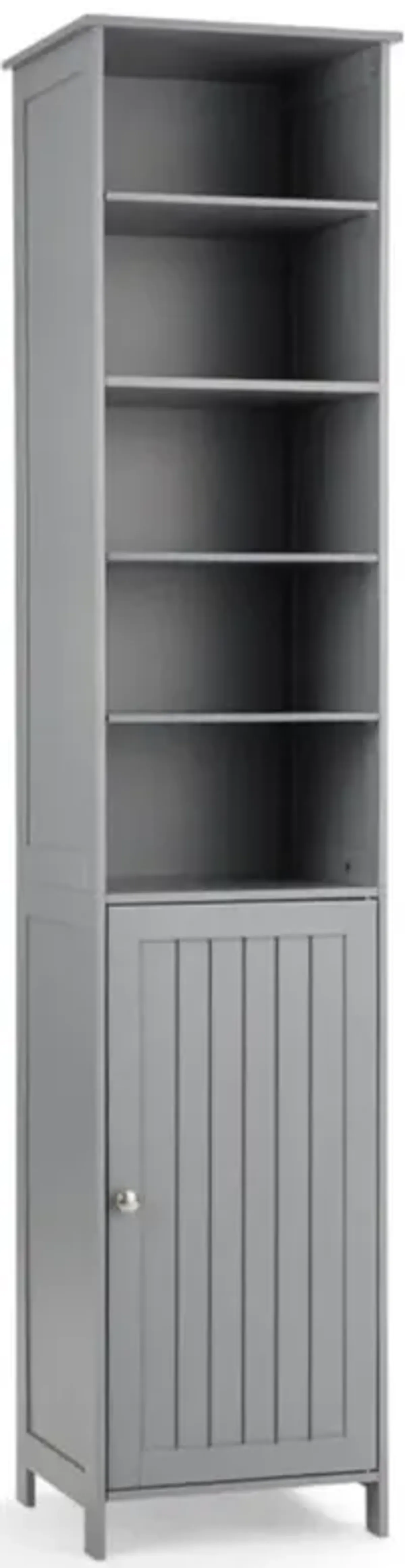 Hivvago 72 Inches Free Standing Tall Floor Bathroom Storage Cabinet