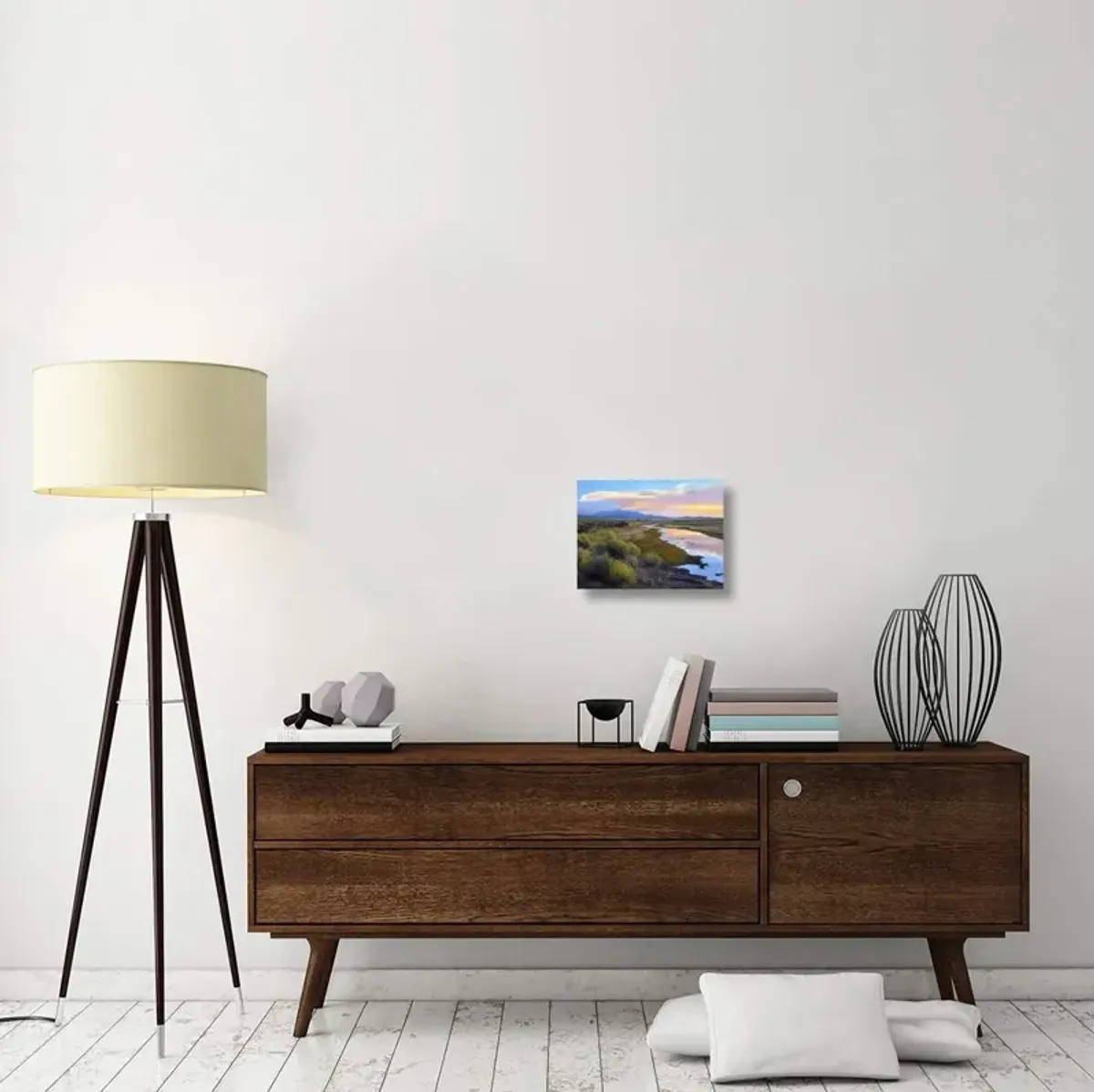 Rio Grande and the Sangre de Cristo Mountains, Colorado-Canvas Art-16x12