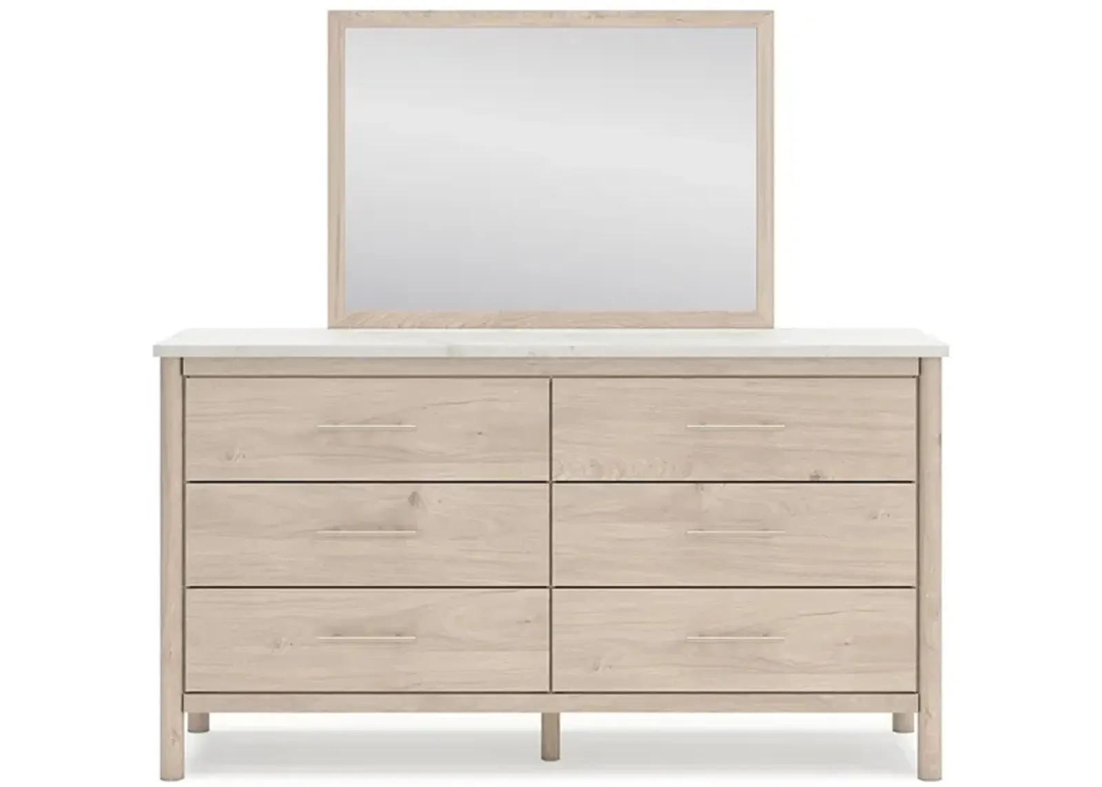 Cadmori 6-Drawer Dresser and Mirror