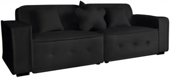 Modern Indoor Sofa Stylish & Comfortable 3-Seater Couch with Plush Pillows