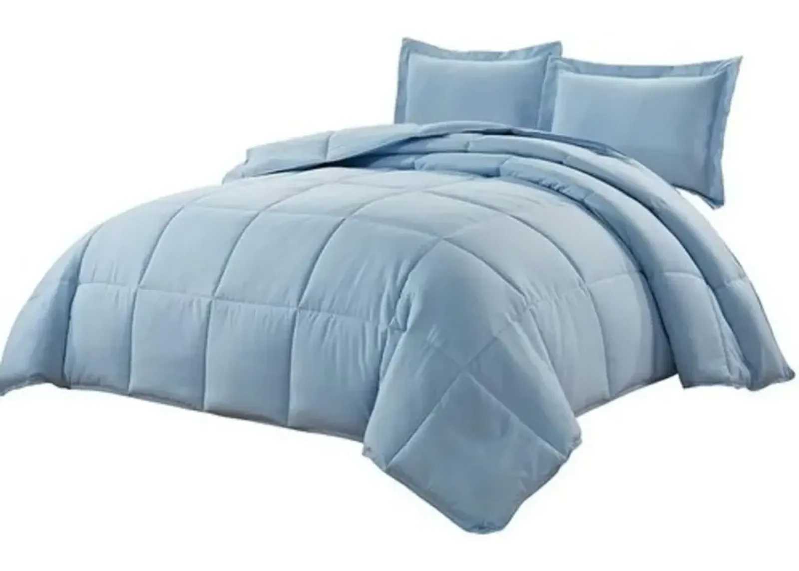 Hivvago Reversible Microfiber Down Alternative Comforter Set