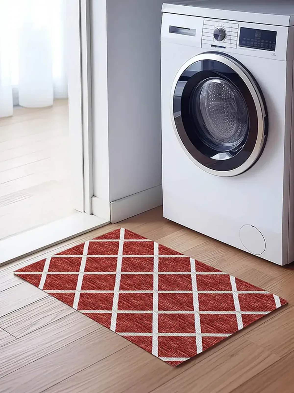 York YO1 Red 20" x 30" Rug