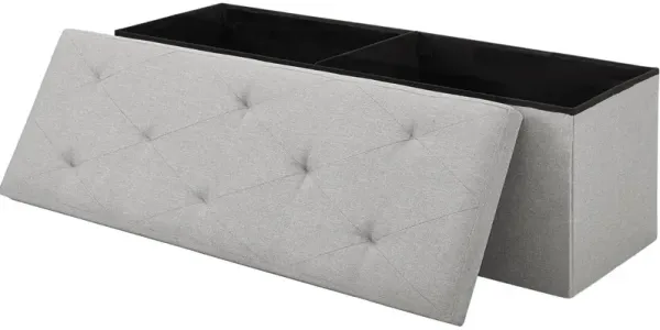 Versatile Linen Storage Bench Ottoman – Perfect for Bedroom, Living Room & Entryway