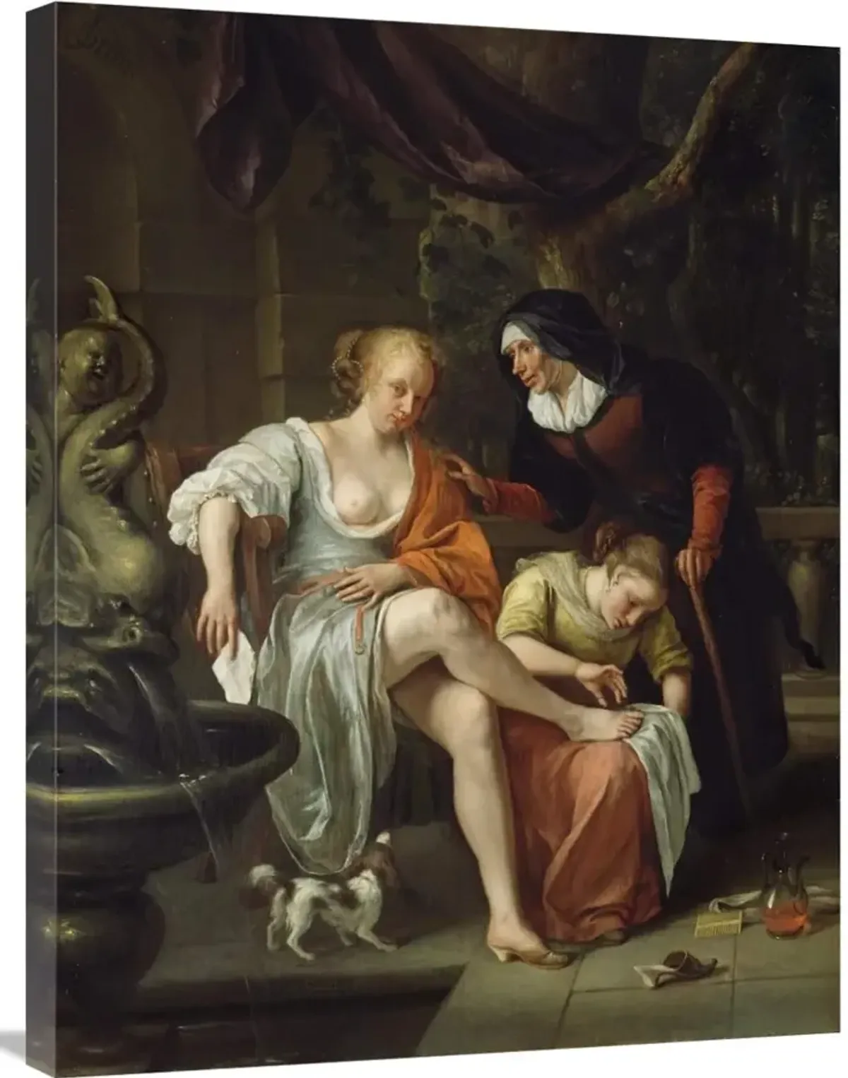 Bathsheba After the Bath-Canvas Art-24x32