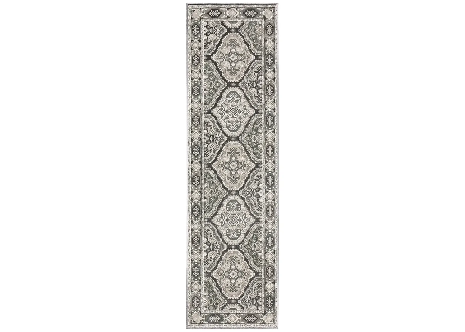 Ellington 2'3" x 7'6" Grey Rug