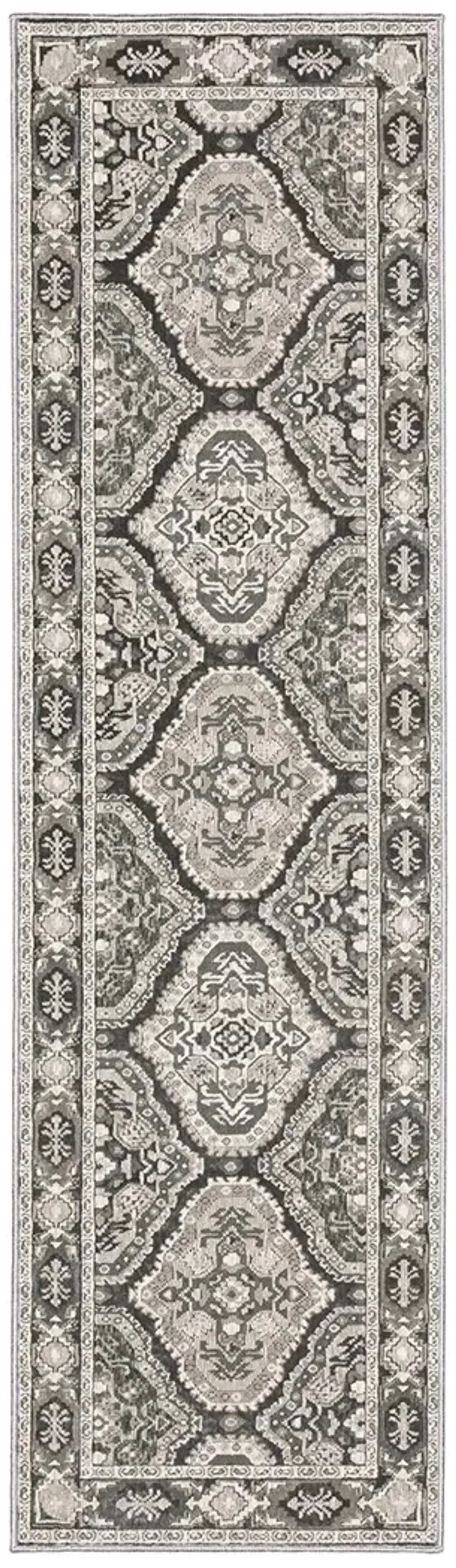 Ellington 2'3" x 7'6" Grey Rug