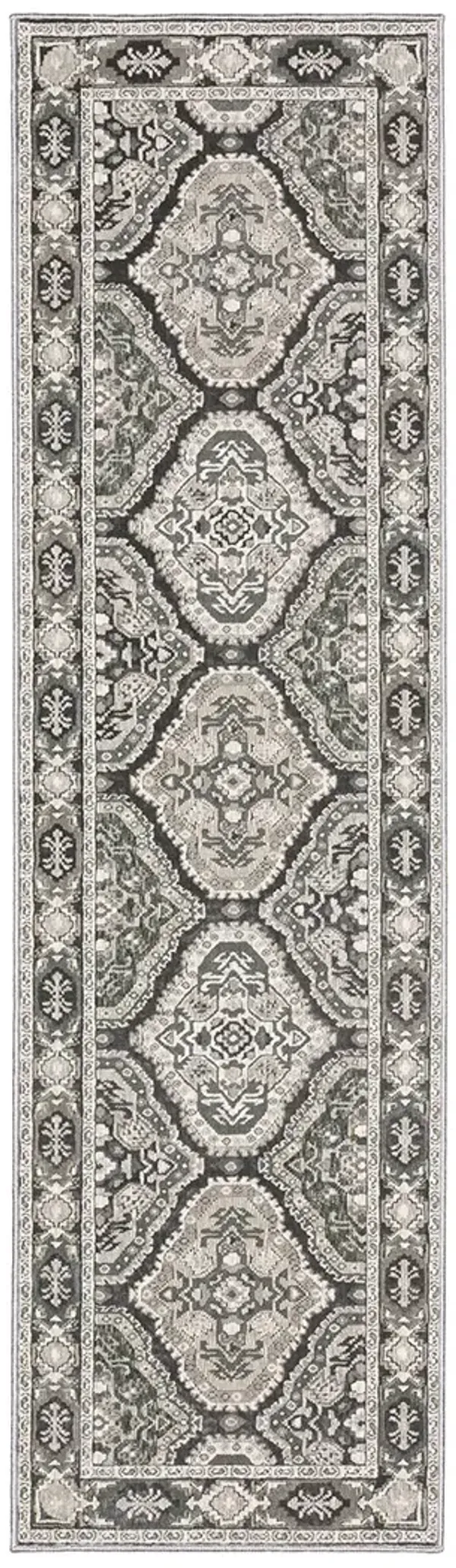 Ellington 2'3" x 7'6" Grey Rug