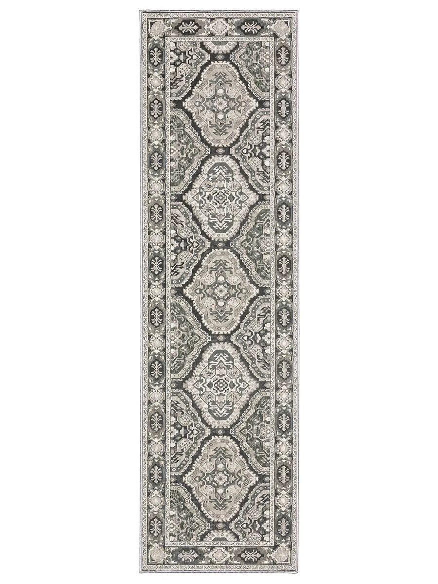 Ellington 2'3" x 7'6" Grey Rug