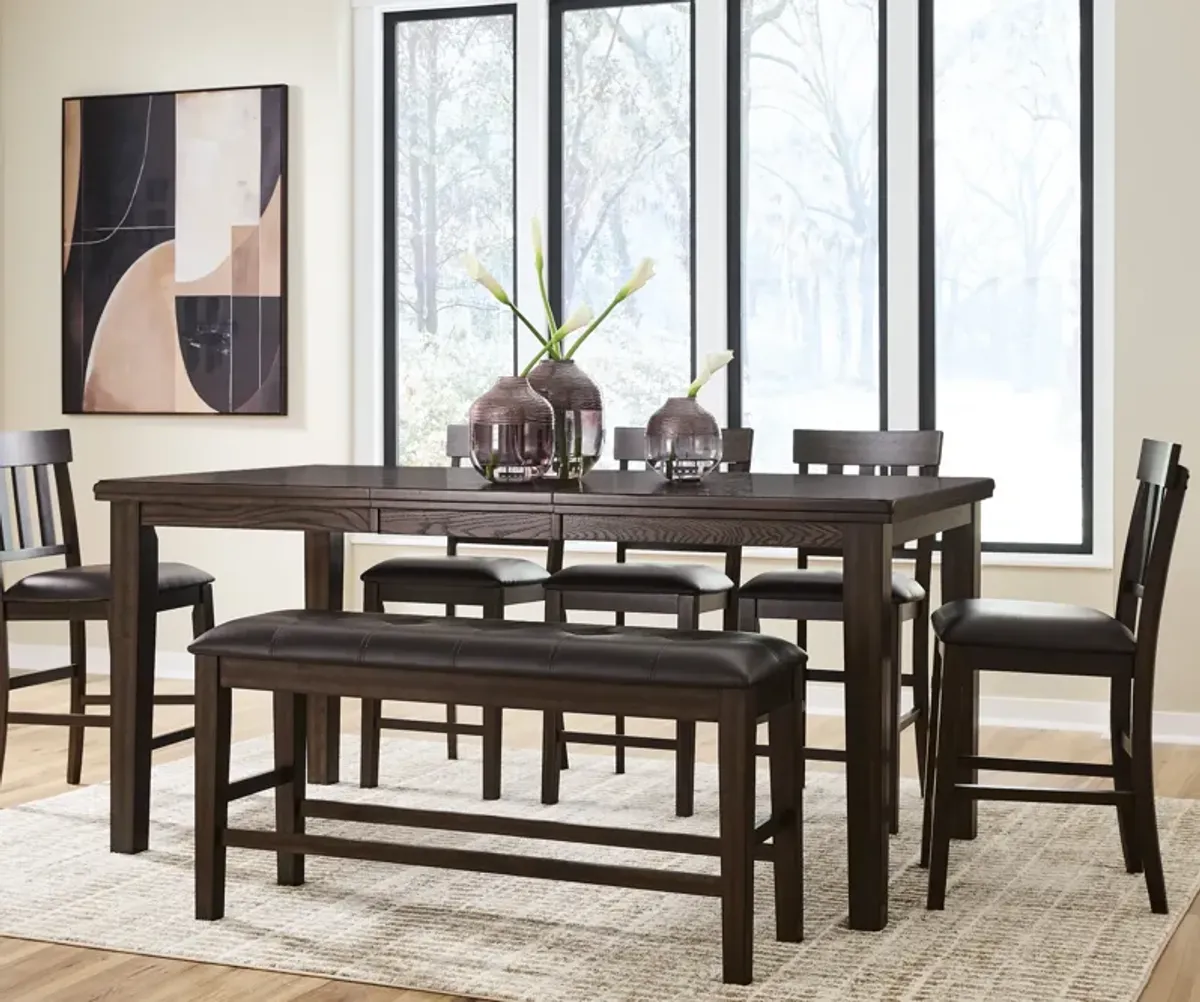 Haddigan 6 Piece Counter Height Dining Set