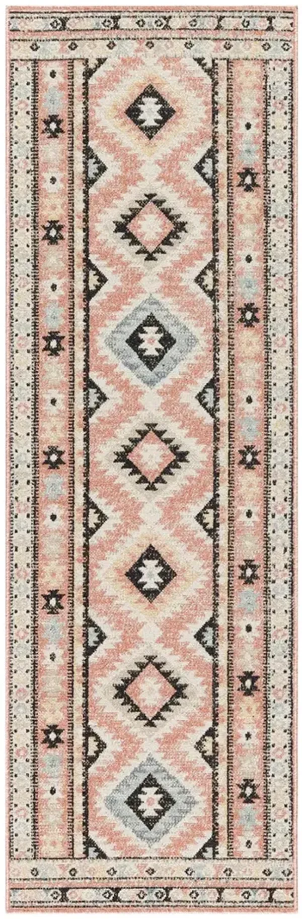 Washable Decor WSD04 Ivory/Multicolor 2' x 6' Rug