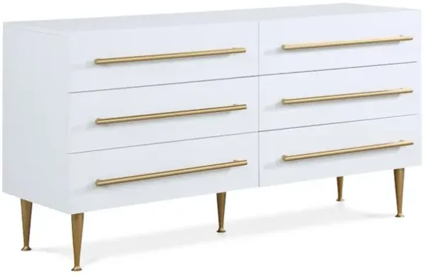 Meridian Furniture Marisol White Dresser