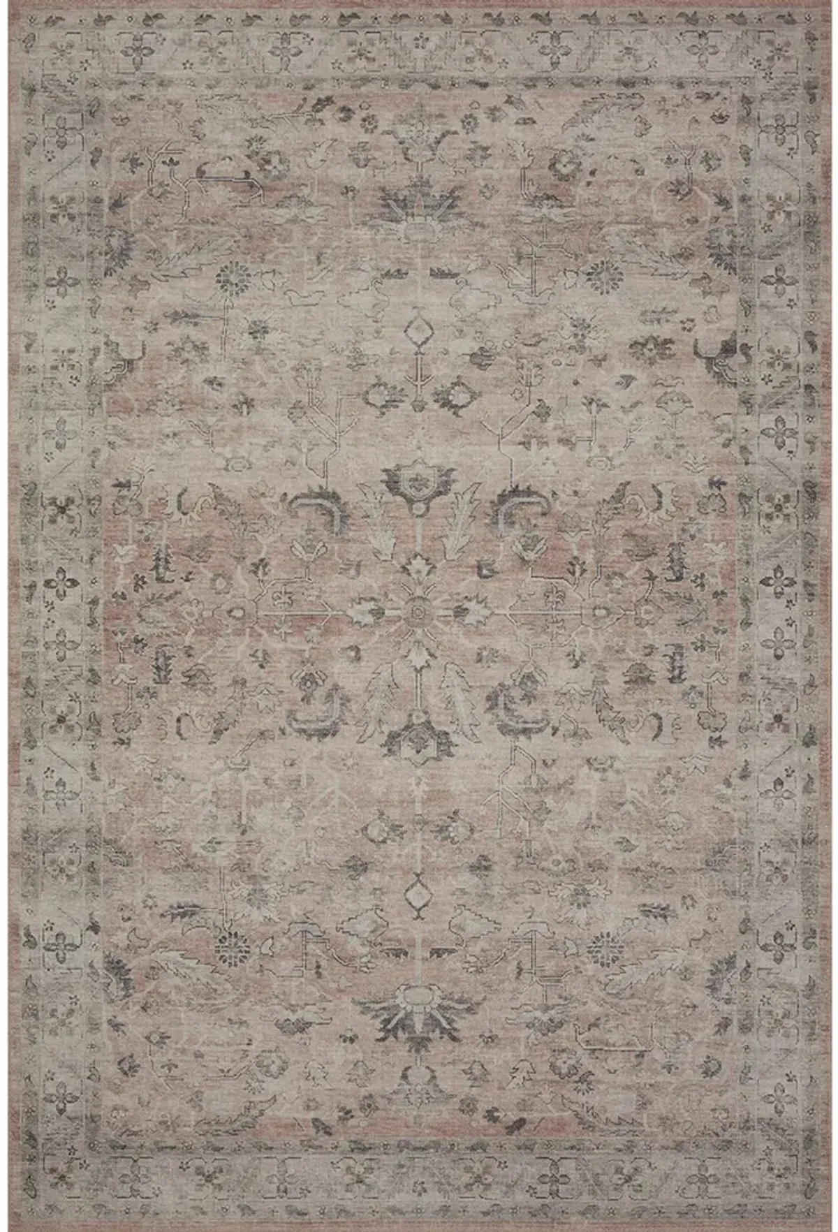 Hathaway HTH06 Blush/Multi 5' x 7'6" Rug by Loloi II