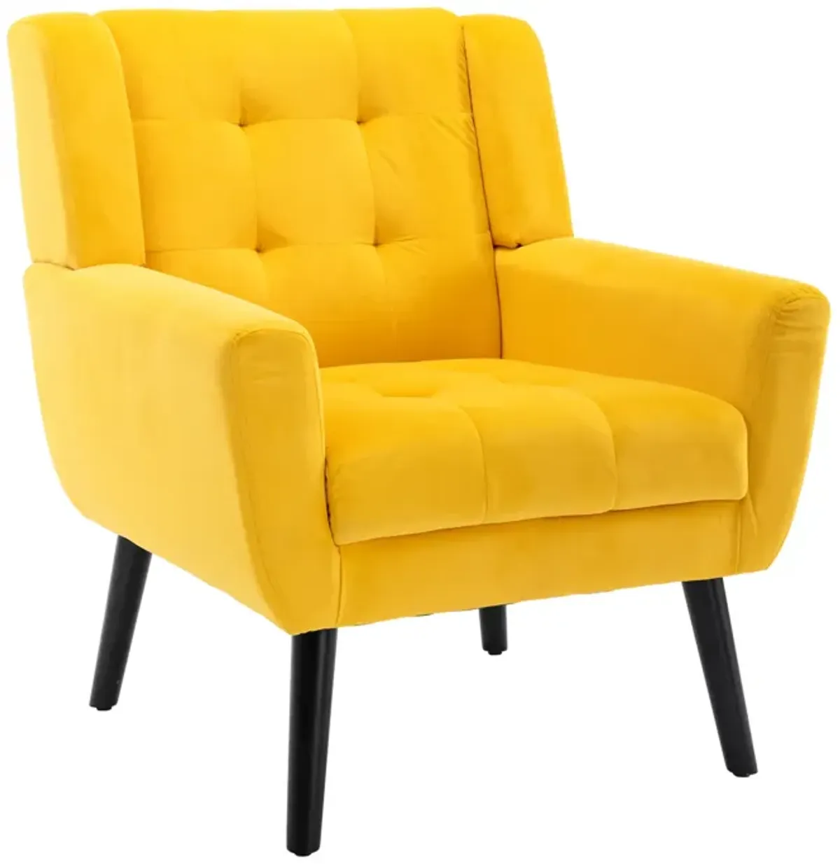 Modern Soft Velvet Material Ergonomics Accent Chair Living Room Chair Bedroom Chair Home Chair