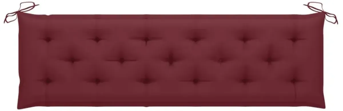 vidaXL Cushion for Swing Chair Wine Red 70.9" Fabric