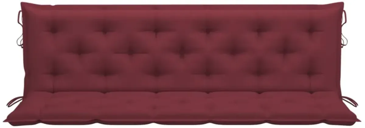 vidaXL Cushion for Swing Chair Wine Red 70.9" Fabric