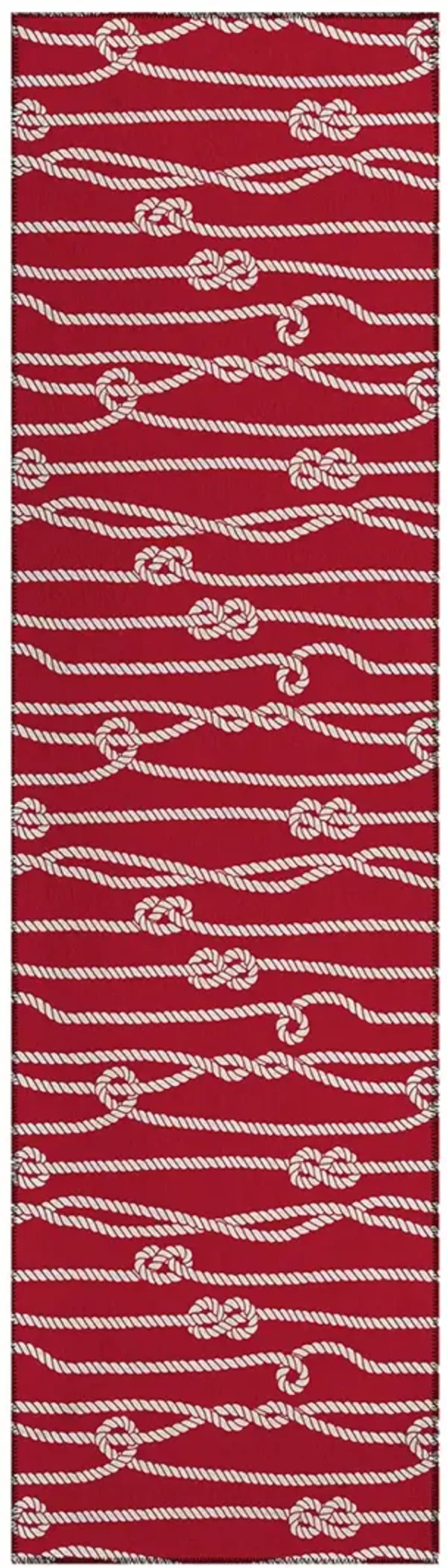 Harbor HA7 Red 2'3" x 7'6" Rug