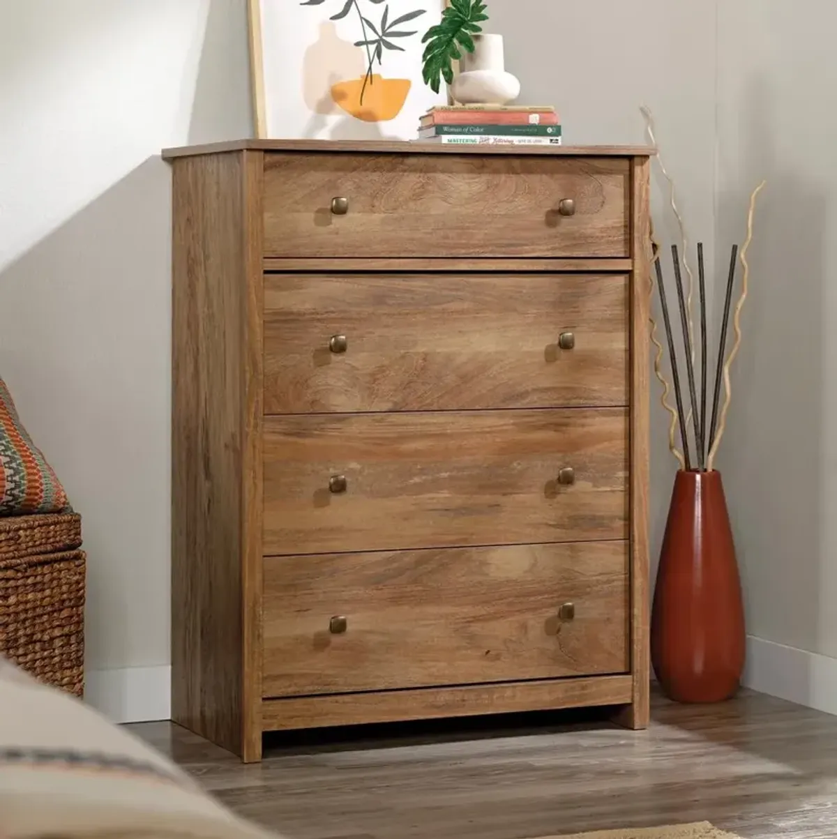 Sauder River Ranch 4-Drawer Chest Sm