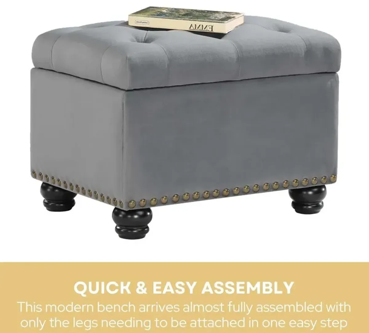 Convience Concept, Inc. 5th Avenue Storage Ottoman