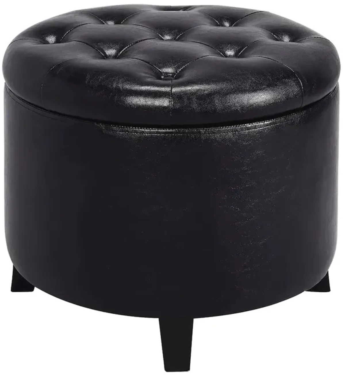 Convenience Concepts Designs4Comfort Round Storage Ottoman