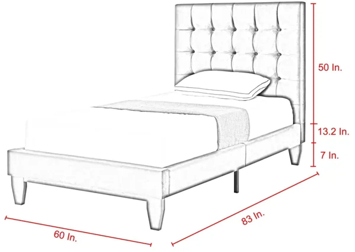 Inspired Home Sabina Platform Bed