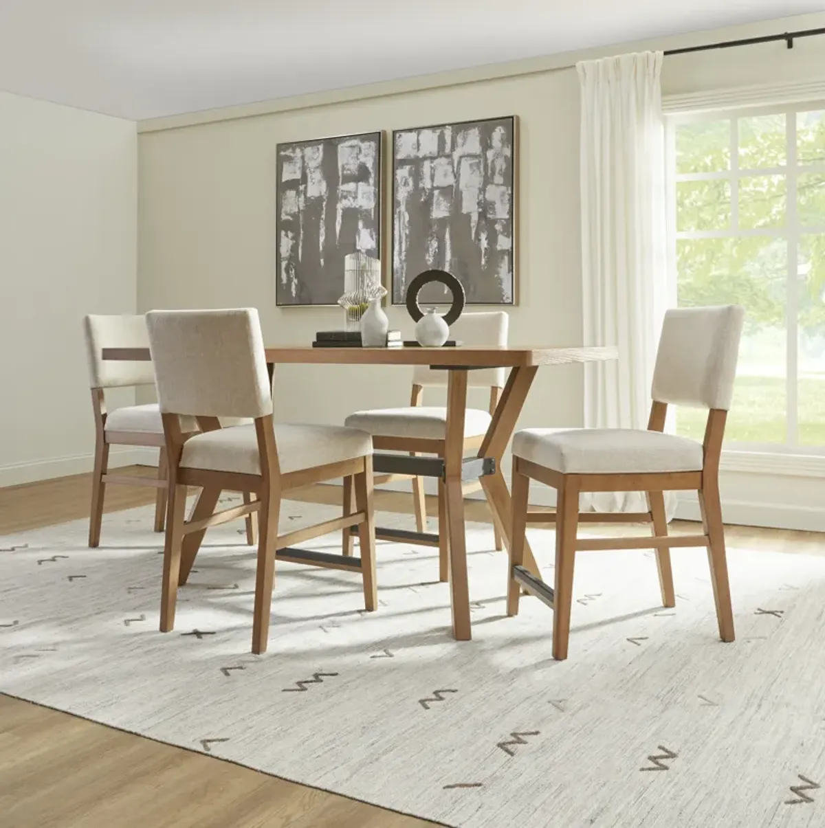 Millwork Brown Friendship Table