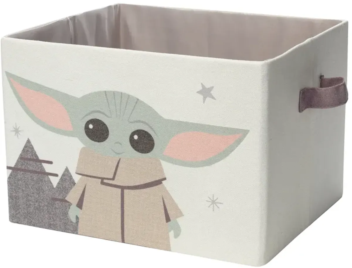 Lambs & Ivy Star Wars Grogu/Baby Yoda Foldable/Collapsible Storage Bin/Basket