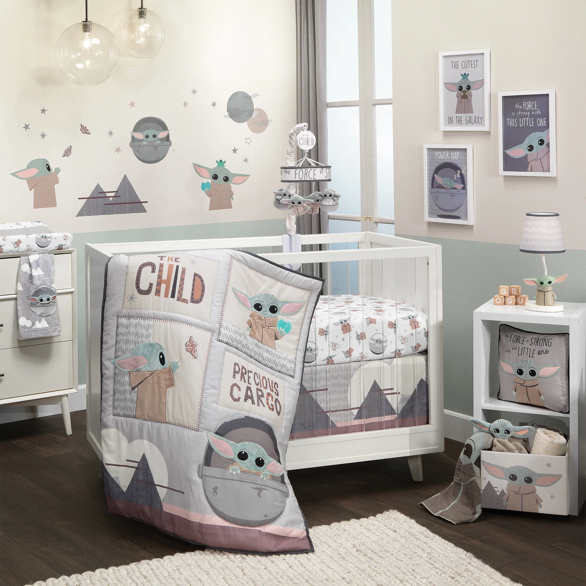 Lambs & Ivy Star Wars The Child Foldable Storage - Gray, Star Wars