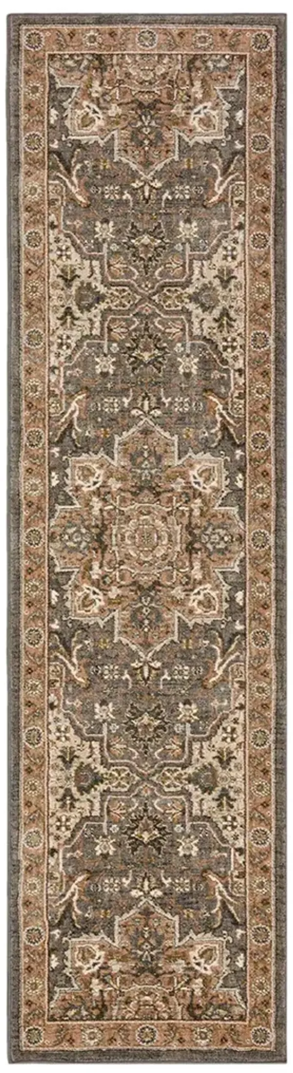 Euphoria Rhodes Ash Grey 2' 6"x10' Rug