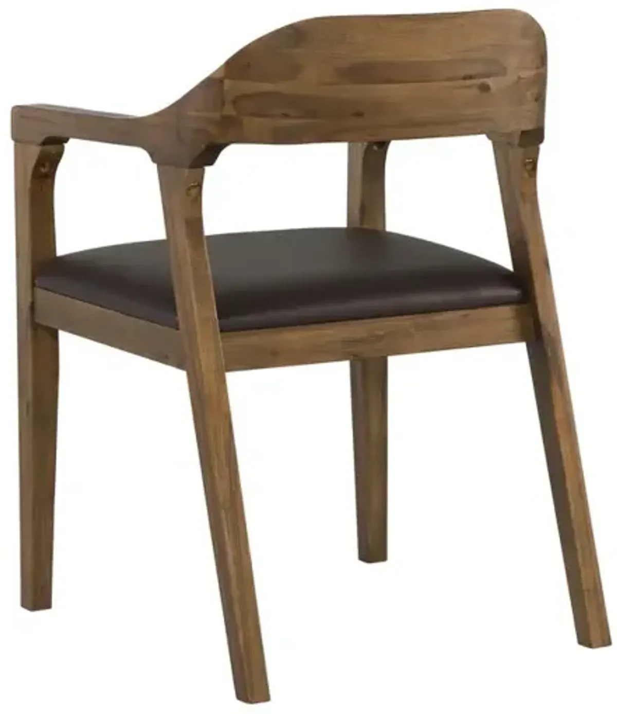 Boraam Rasmus Dining Arm Chair, Chestnut Wire-Brush