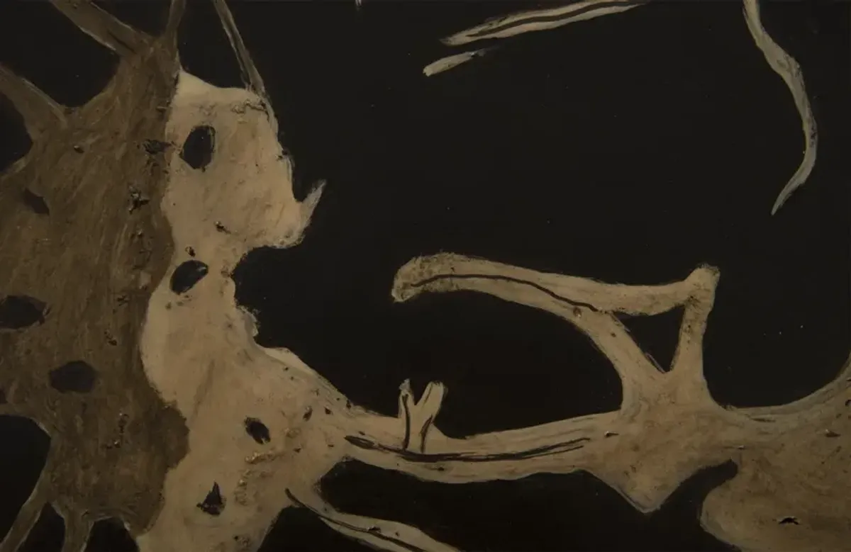 Cast Petrified Wood Stool