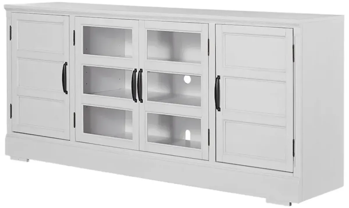 Parker House Furniture Parker House Shoreham - Effortless White 76 In. TV Console