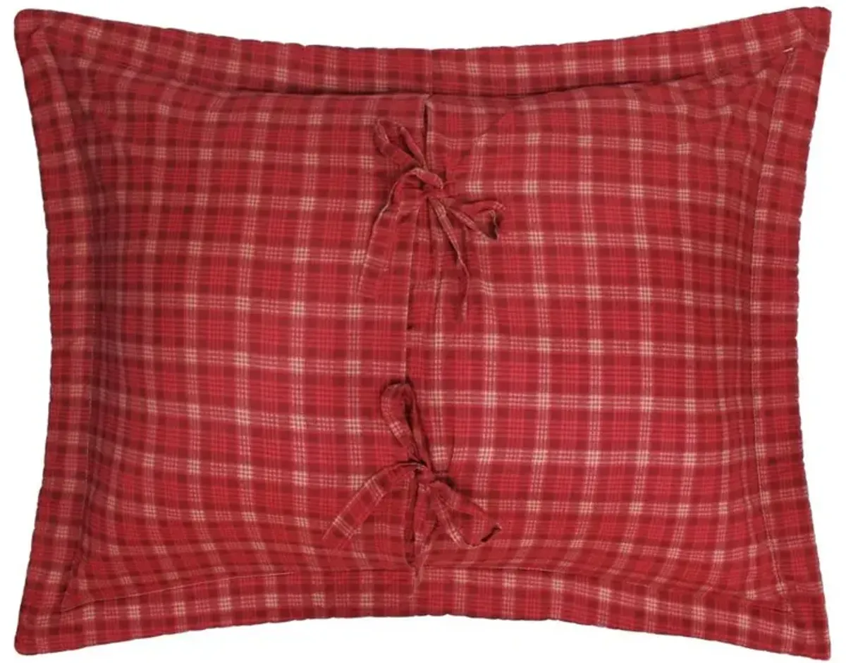 Greenland Home Fashion Oxford Ultra Comfortable Pillow Sham King Red