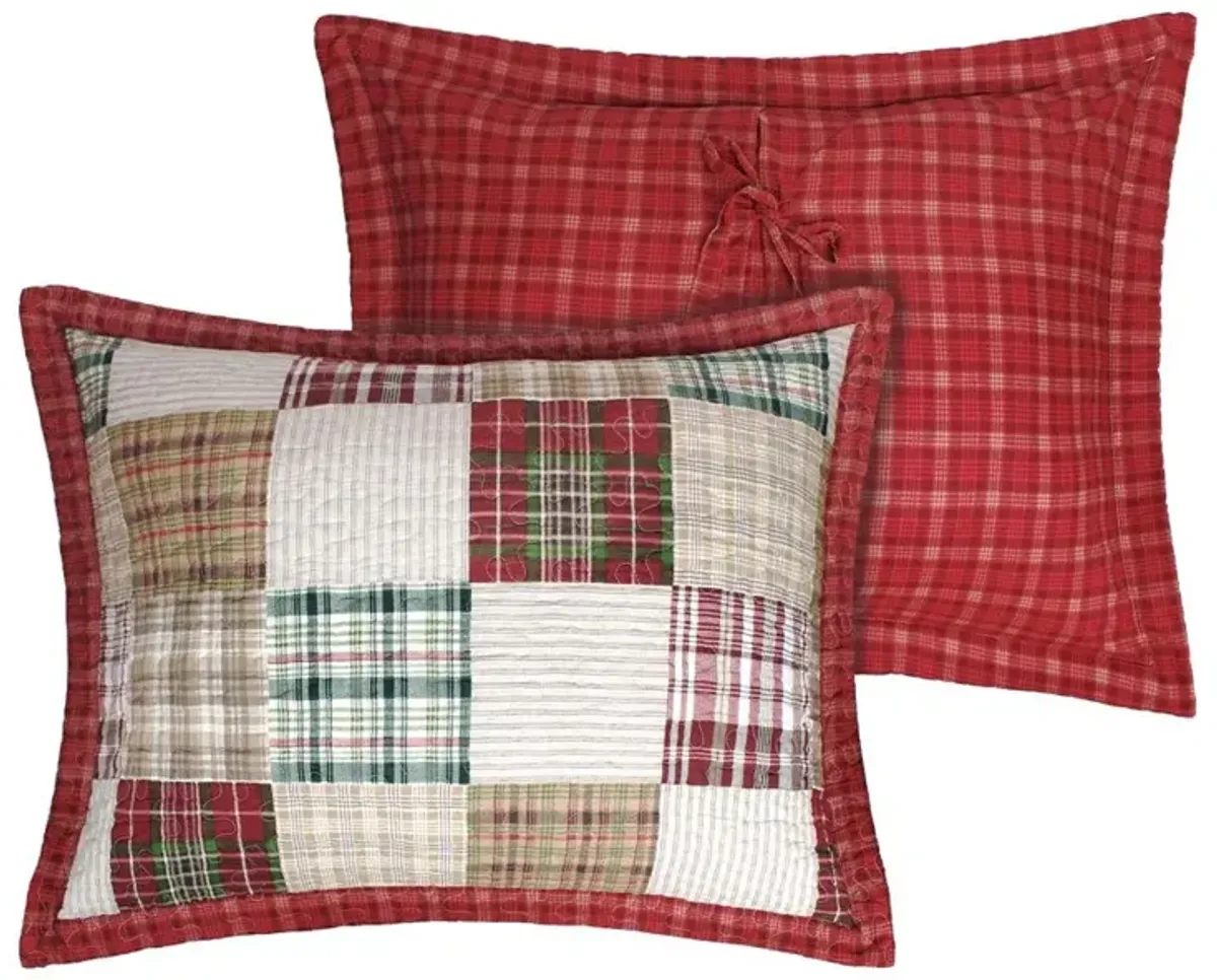 Greenland Home Fashion Oxford Ultra Comfortable Pillow Sham King Red