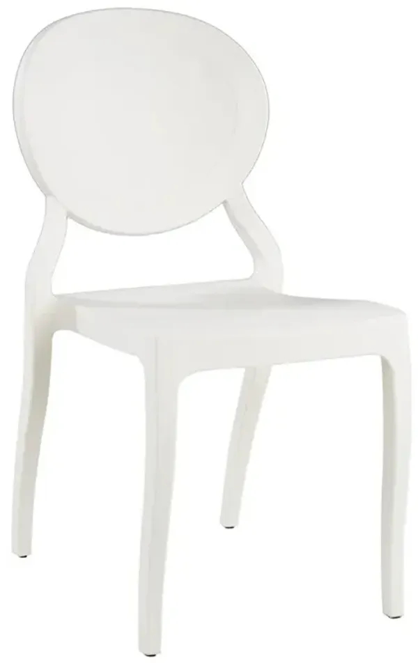 Commerical Seating Products White Emma Armless Chairs