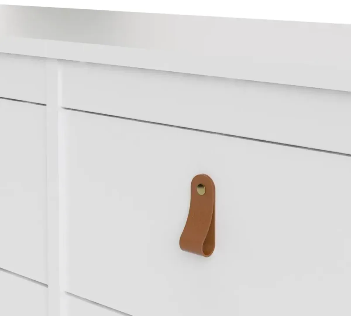 Tvilum Madrid 8 Drawer Double Dresser , White