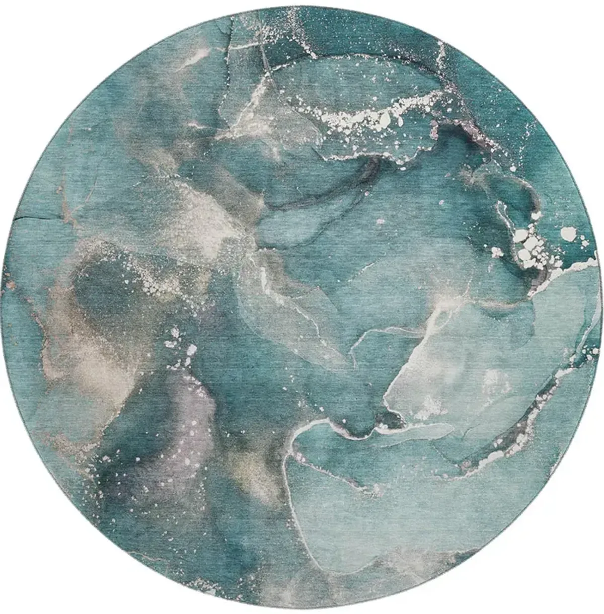 Odyssey OY11 Teal 8' Rug