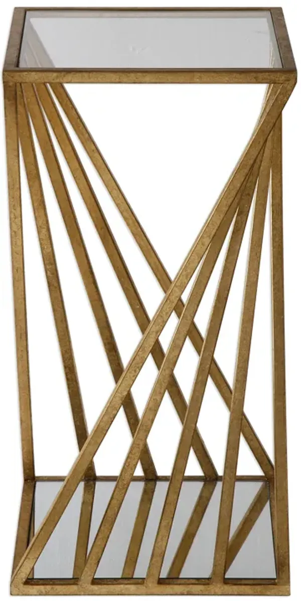Uttermost Janina Gold Dimensional Accent Table