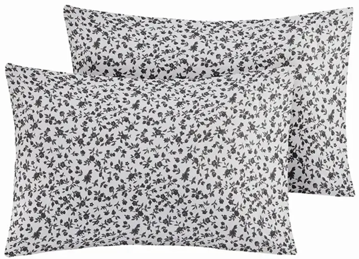 Gracie Mills Giselle 4-Peice Wrinkle Free Printed Microfiber Sheet Set