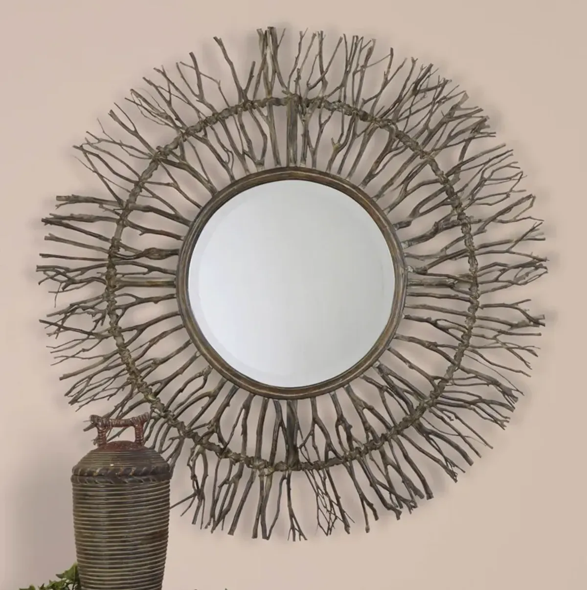 Josiah Woven Mirror