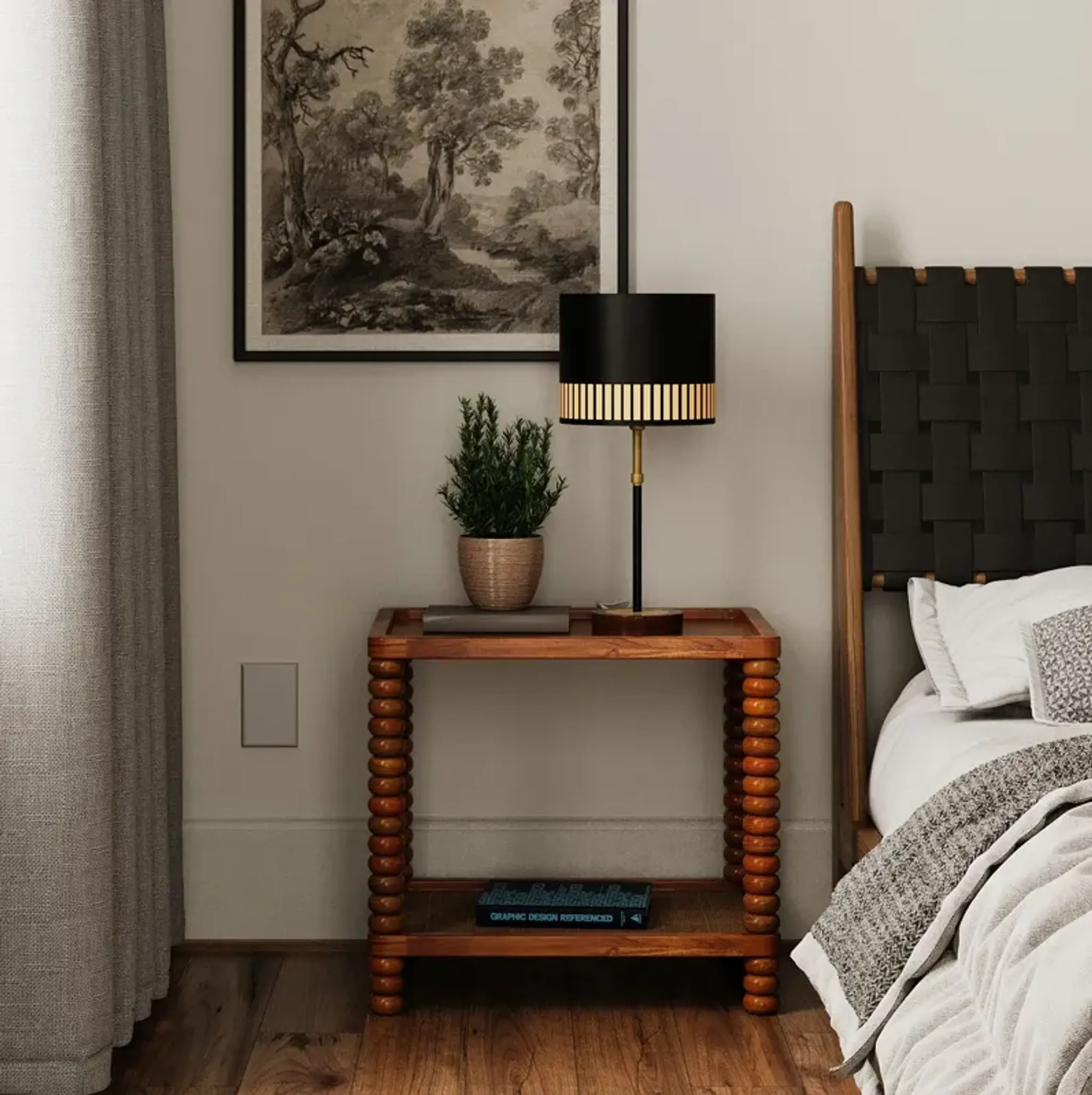 Twist Side Table Mathis Home | Furniture.com