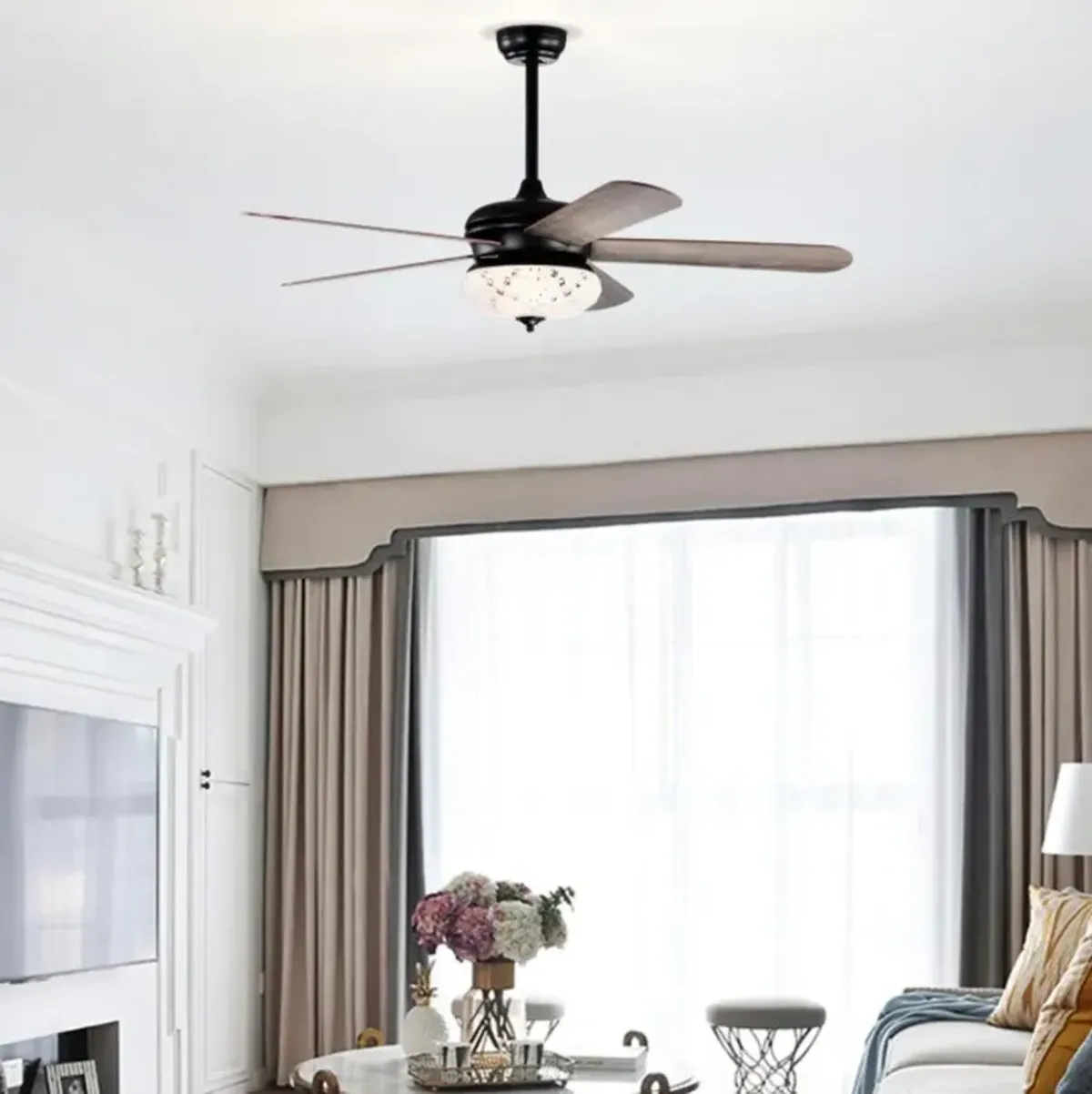 Hivvago 52 Inches Ceiling Fan with Remote Control