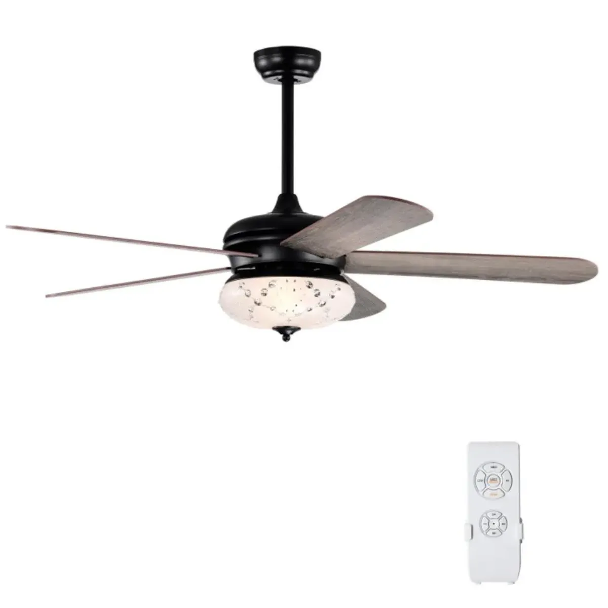 Hivvago 52 Inches Ceiling Fan with Remote Control