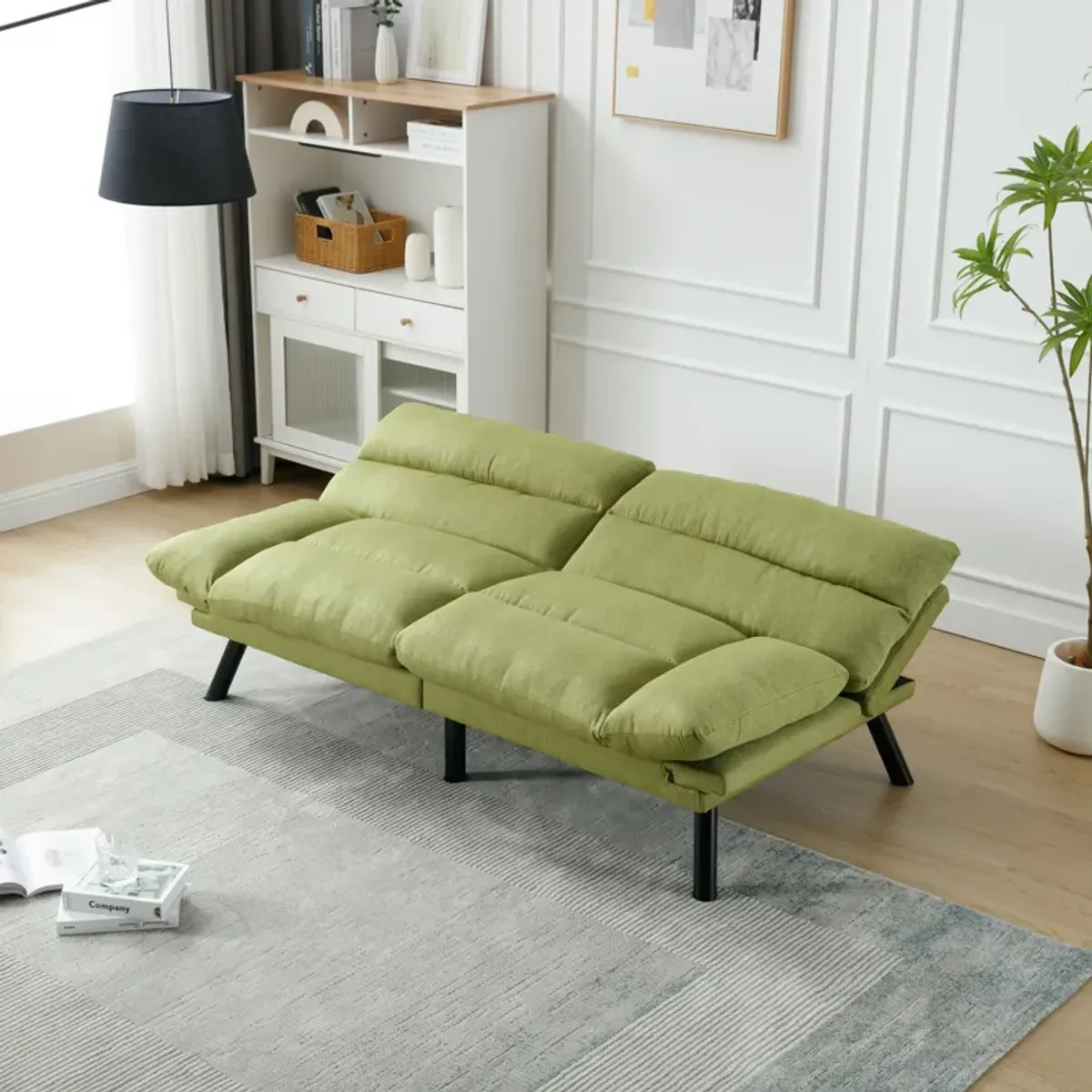 Merax Convertible Fabric Sleeper Sofa Bed