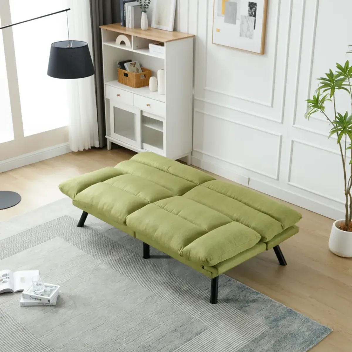 Merax Convertible Fabric Sleeper Sofa Bed